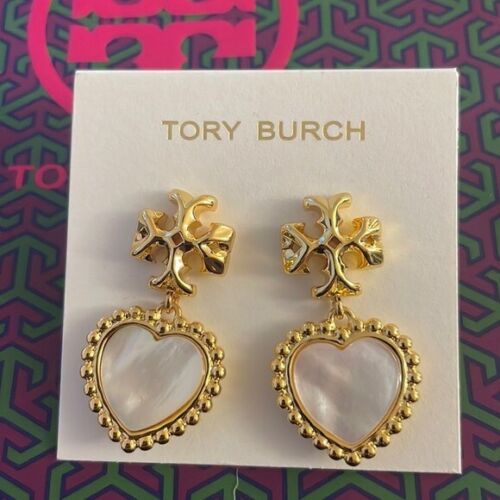 TORY BURCH earrings on card - Picture 1 of 2