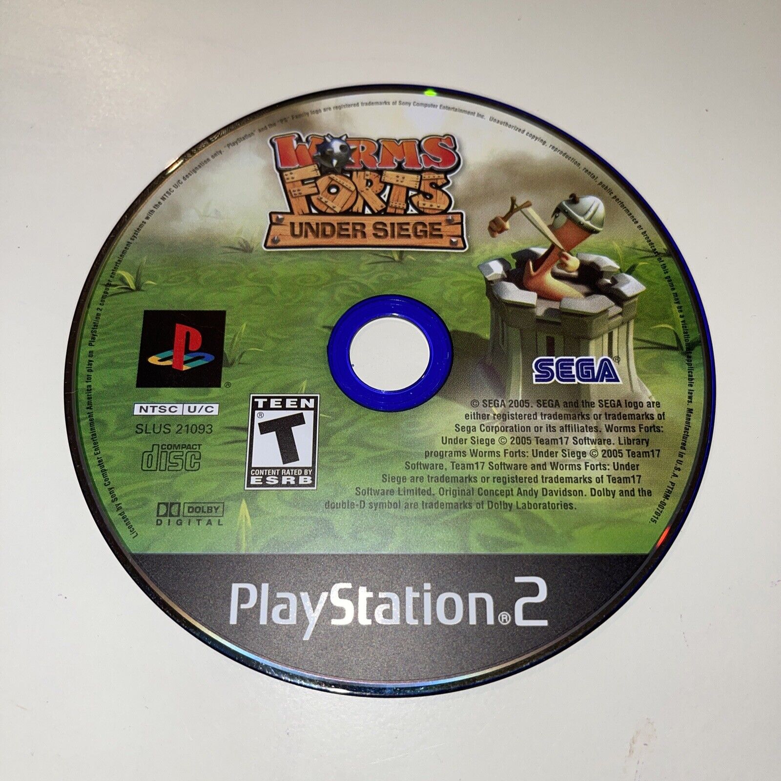 Worms Forts Under Siege PS2 Game Playstation 2 For Sale