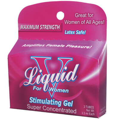 Liquid V Stimulating Gel Clitoral Sensitivity Stimulating Women  - 3 Pack  3.3ml