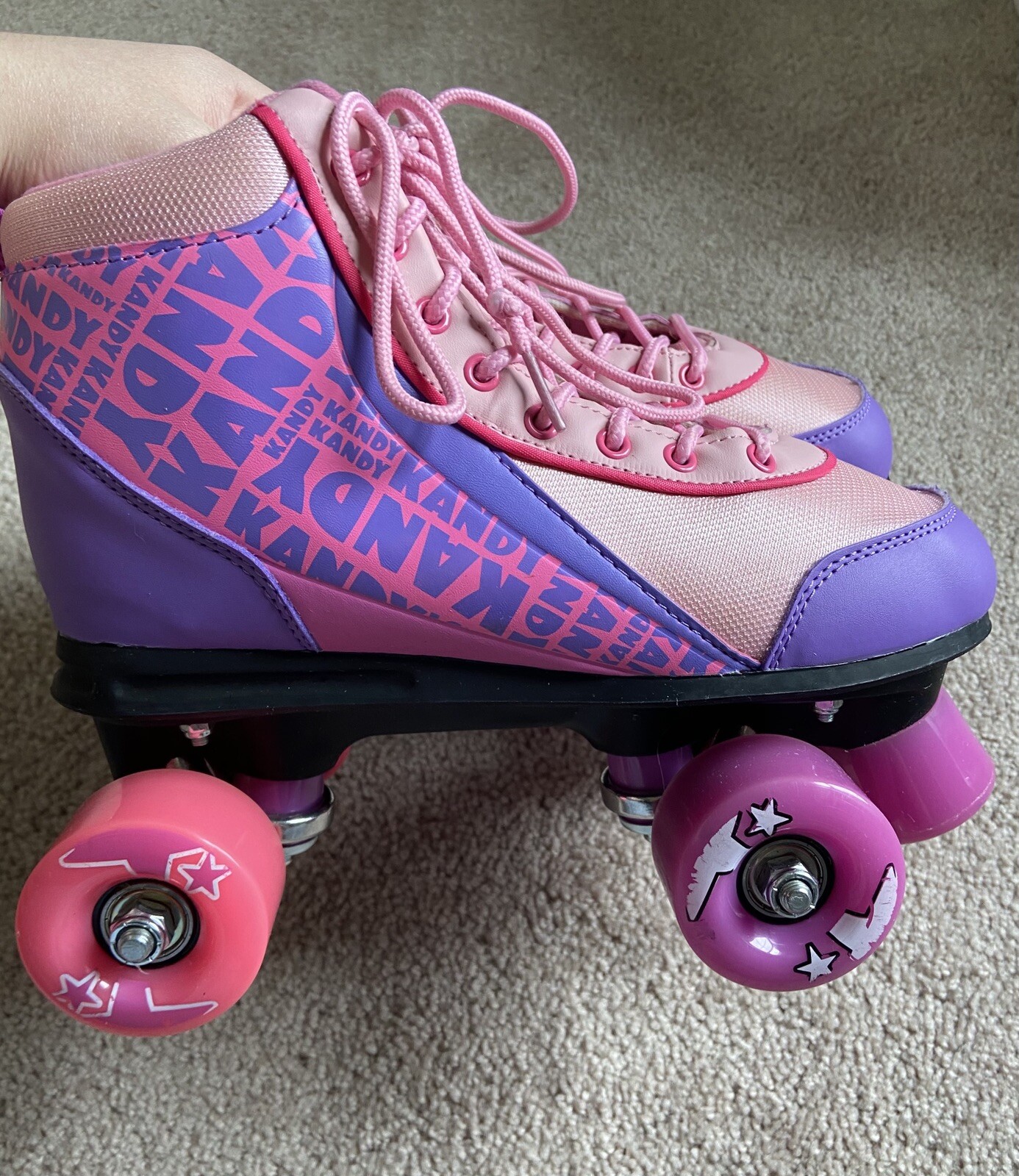 Kandy-Luscious &ldquo;Pure Passion Pink And Purple&rdquo; Skates