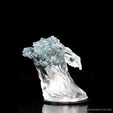 Water Elemental Large-Sized Unpainted Miniature: D D Nolzur's Marvelous Primed