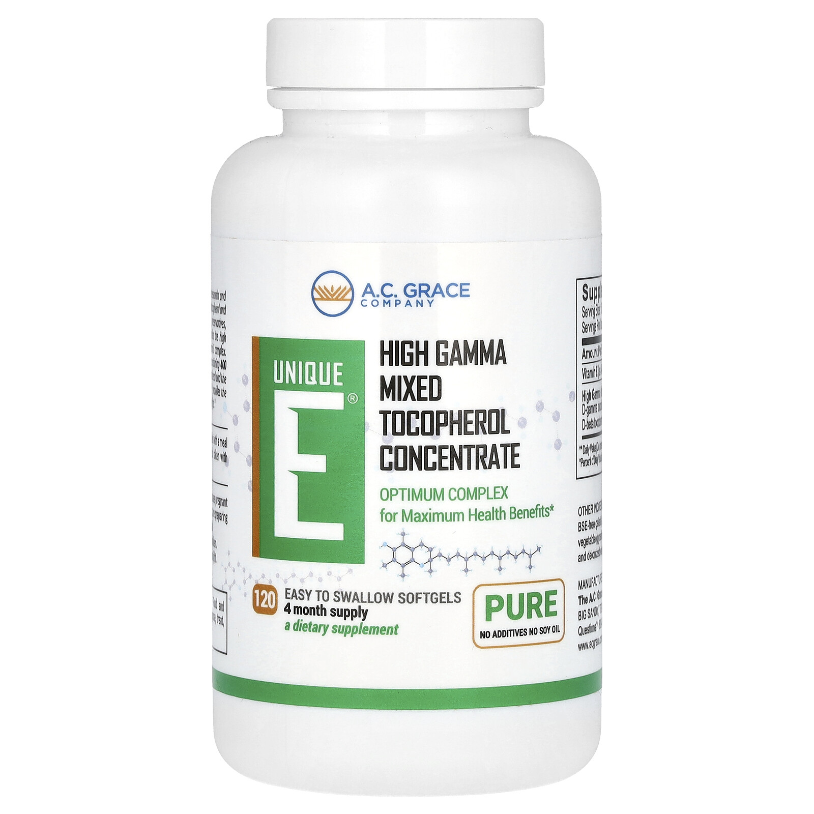 AC Grace Company Уникальные мягкие капсулы E 120 без глютена и пшеницы