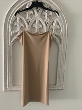 NEW- Fashion Nova Taupe Dress Size Medium 
