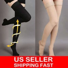 FDA Approved Sheer Compression Stockings Thigh High/under knee 20-30 Soft Socks