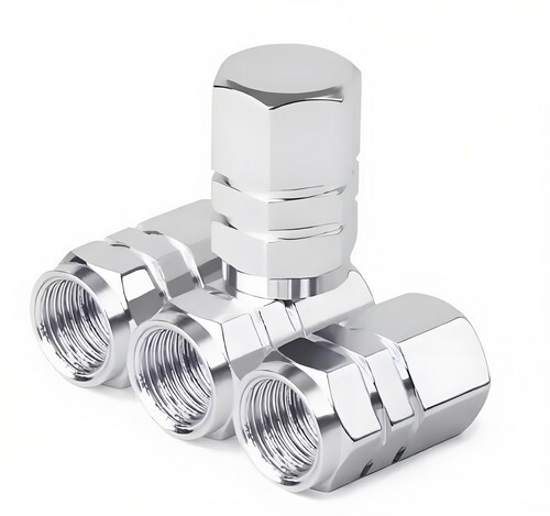 4pcs Car Tire Valve Cap Aluminum Tyre Valve Stem Cover Wheel Rim Air Dust Caps