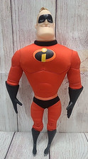 Disney Jakks Pacific The Incredibles Plush Mr. Incredible Doll Vinyl Face Hands