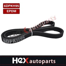 Serpentine Belt for 1998-2006 Volkswagen Golf Beetle Jetta Audi TT 6DPK1195 EPDM