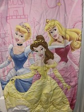 Cinderella Disney Princesses Comforter Reversible Toddler/Crib Blanket 56 x 38