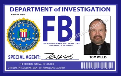 Supernatural Bobby FBI Badge 
