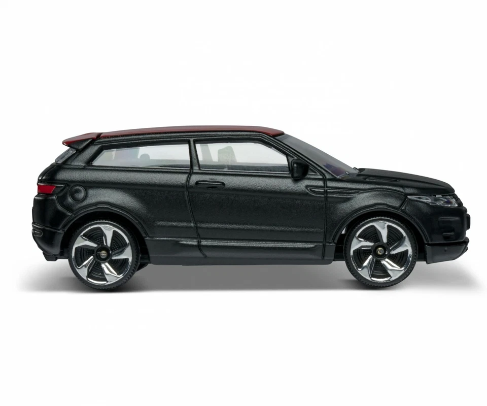 Majorette Premium Serie Range Rover Evoque black metal DieCast 1/59 Blister - Image 4 of 4