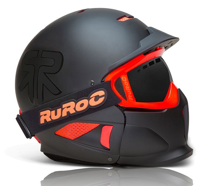 Ruroc Nero RG1-X Casco Da Sci/Snowboard - 2014/15 - Nuovo di zecca gamma MARZO OFFERTA!