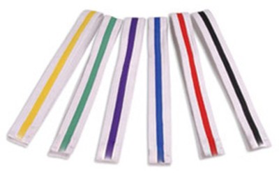 karate belt colors stripes order