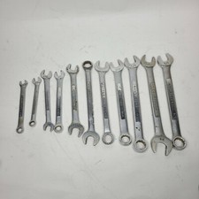 Vtg Craftsman Sae Combination And Open Wrench Lot 12-point- Forged In Usa