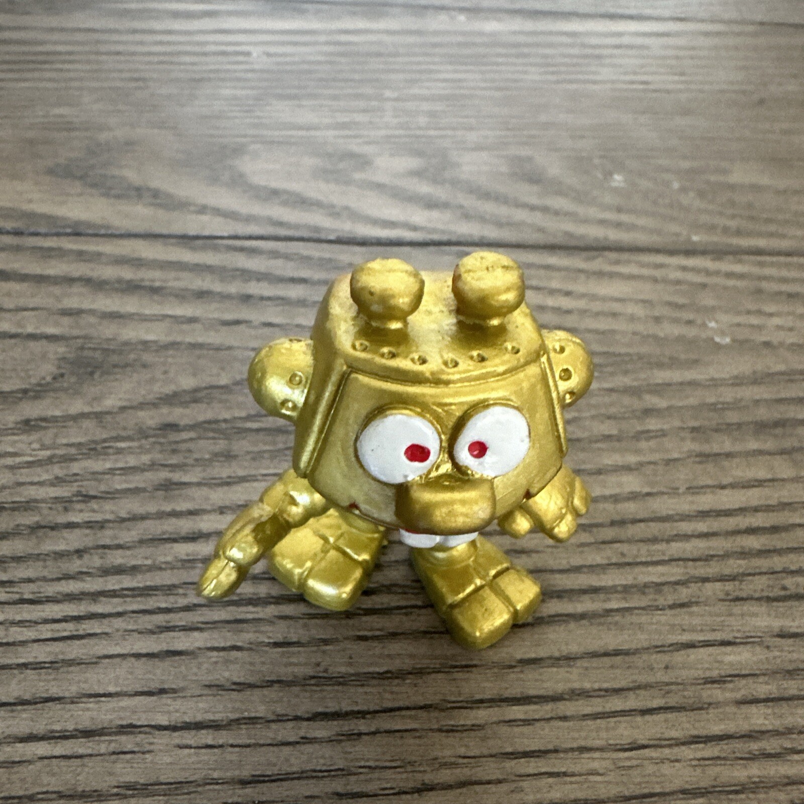 Vintage 1983 McDonald's Astrosnik Bully Gold Robot Happy Meal Figure Toy