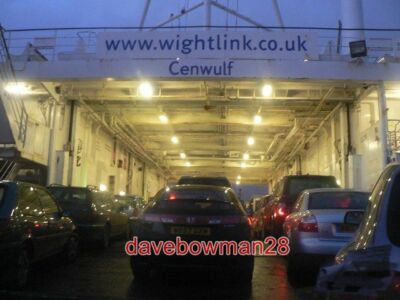 PHOTO  LYMINGTON: READY TO DISEMBARK LOOKING OUT FROM THE REARMOST CAR JUST AS D