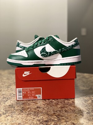 Nike Dunk Low ESS Paisley Pack Green Wmns DH4401-102 Size