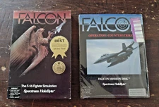 1988 Falcon The F-16 Fighter Simulation & Sealed Operation: Counterstrike Amiga