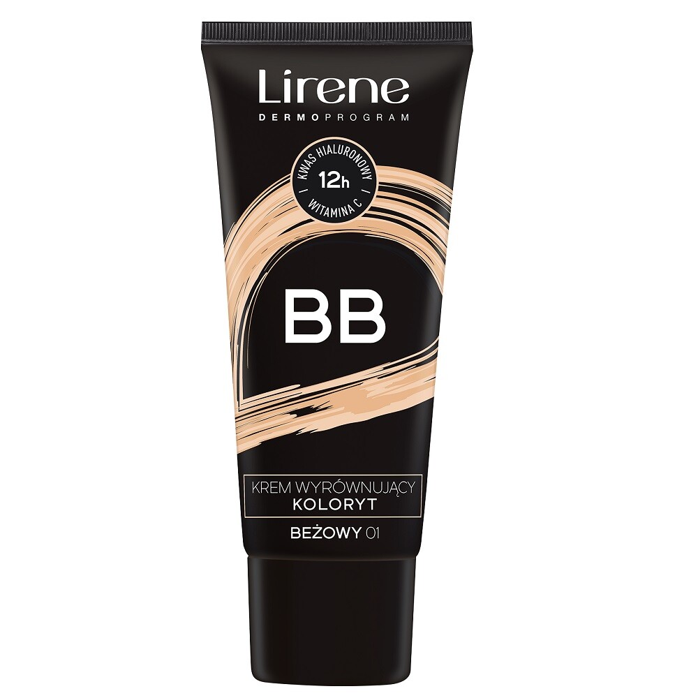 5900717777514 BB krem wyrwnujcy koloryt 01 Beige 30ml Lirene 3690₽