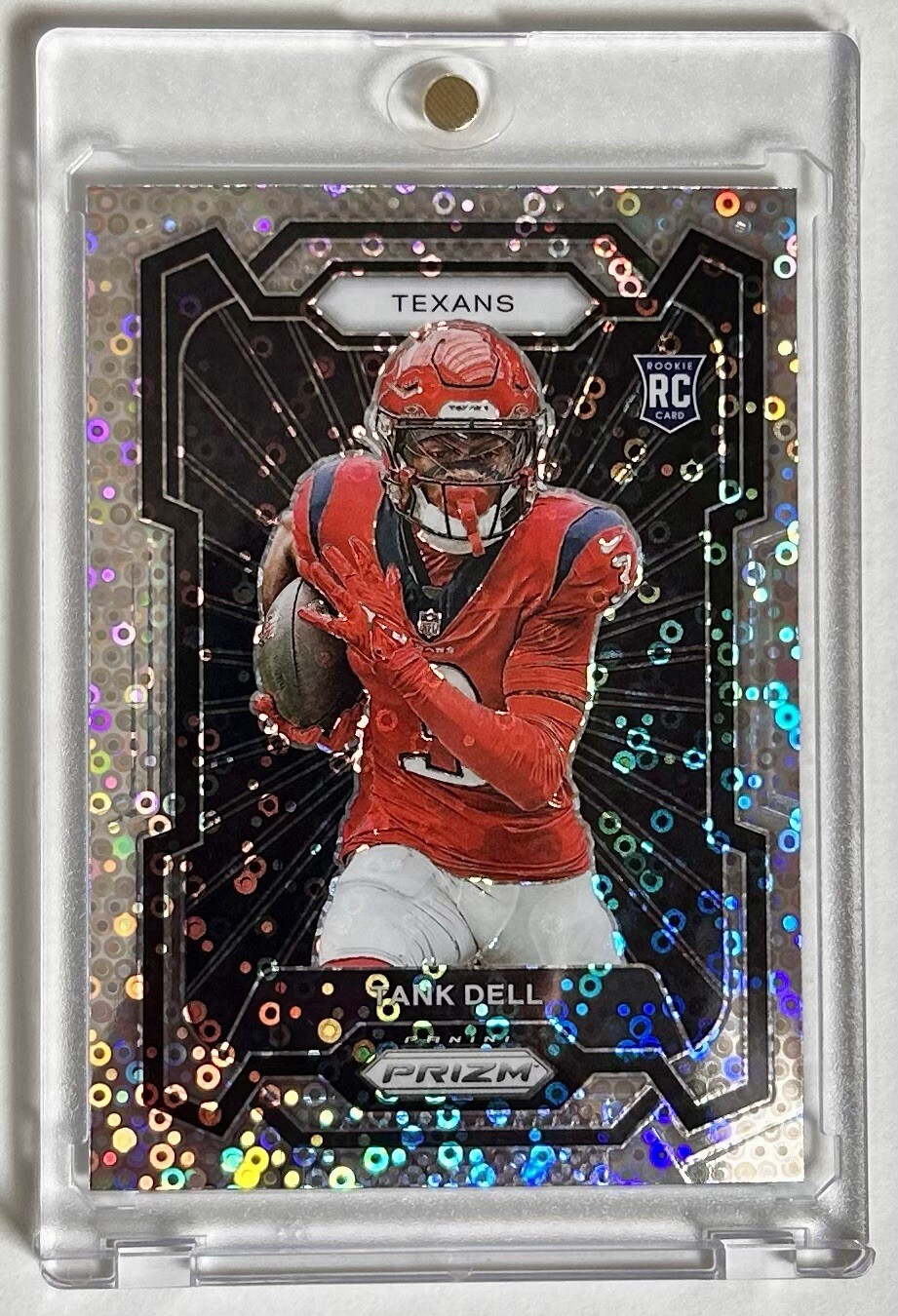 Tank Dell 2023 Panini Prizm #329 No Huddle Disco Rookie Variation RC SP Texans
