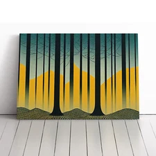 Forest Art Deco Vol.2 Abstract Canvas Wall Art Print Framed Picture Home Decor