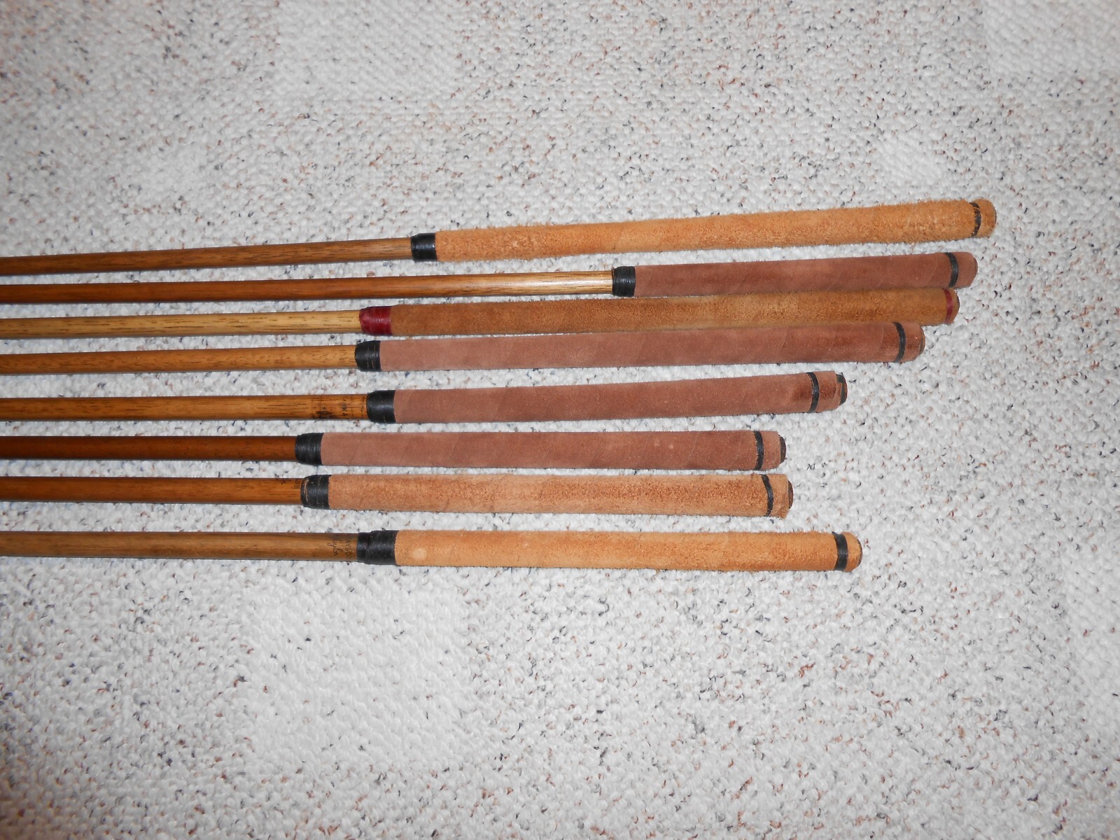 SCOTTISH OLD ANTIQUE WOOD SHAFT (HICKORY) GOLF SET WITH RARE VINTAGE