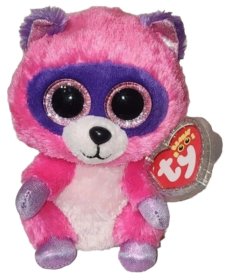 Ty Beanie Boos ROXIE the Raccoon 6 Inch NEW MINT with MINT TAGS