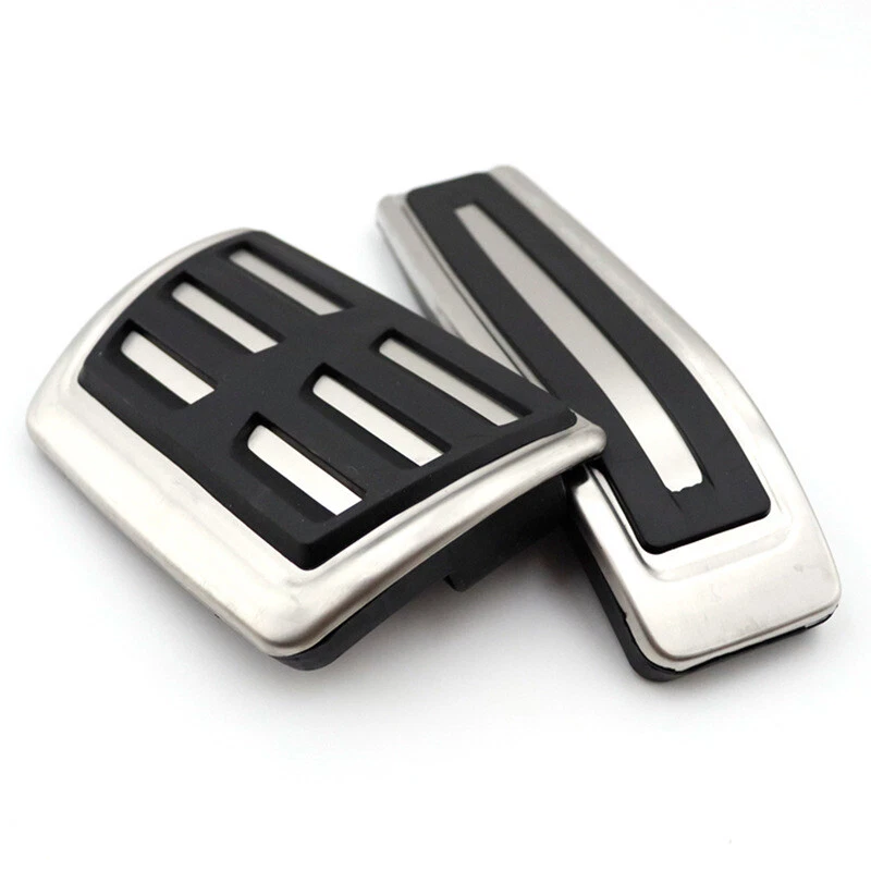 Steel LHD Car Gas Brake Pedal Covers For Audi Q7 Volkswagen Touareg Cayenne - Imagem 2 de 4