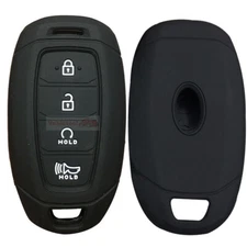 Fit HYUNDAI Kona N Venue 4 Button Remote Smart Key Fob Silicone Skin Case Cover