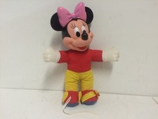 Vintage 1989 Mattel Arco Disney Minnie Mouse Learn to Dress 16" Plush Shoe Tie
