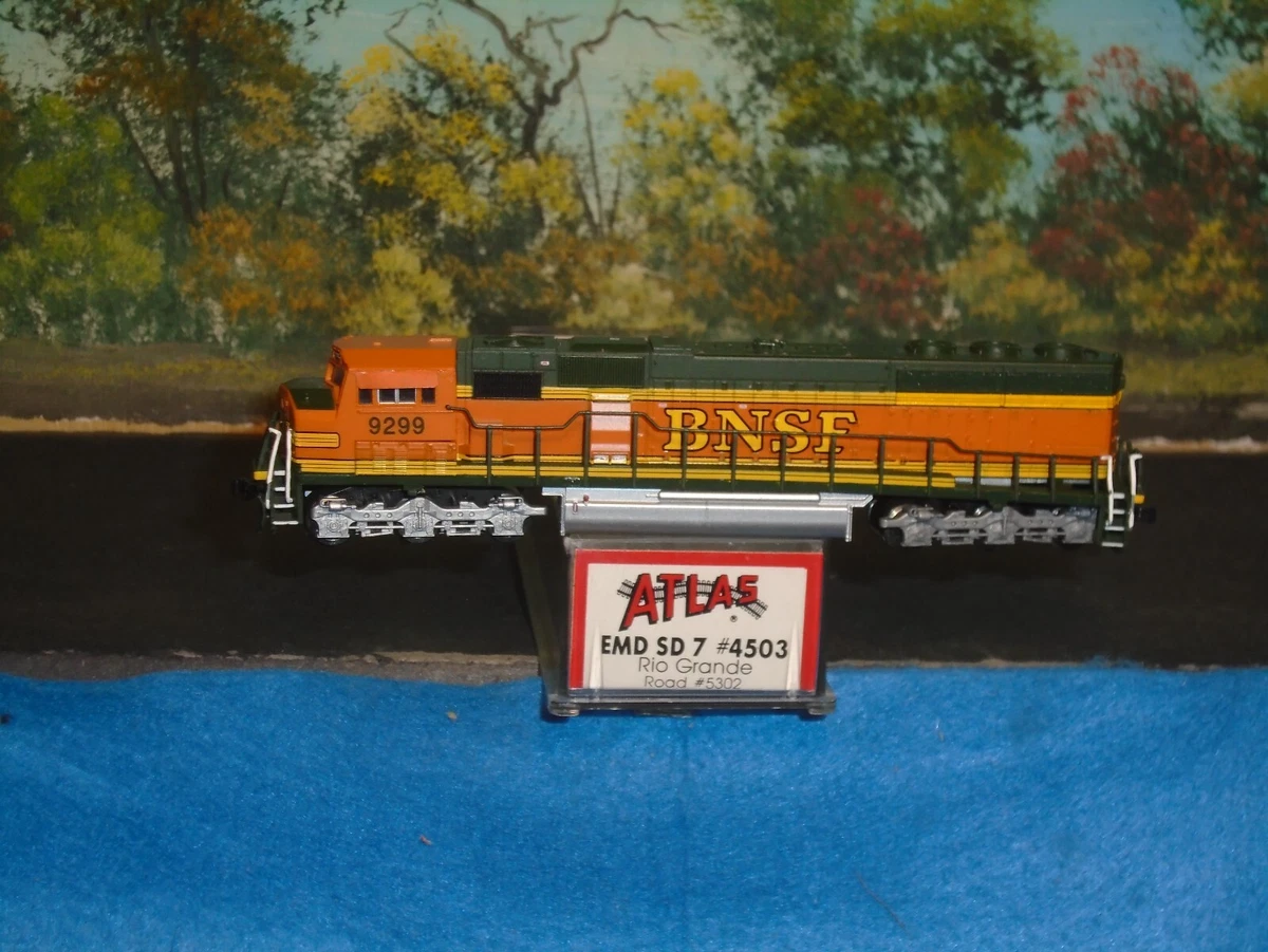 ATLAS N SCALE #XXXX SD-60M BNSF #9299 DECODER READY | eBay