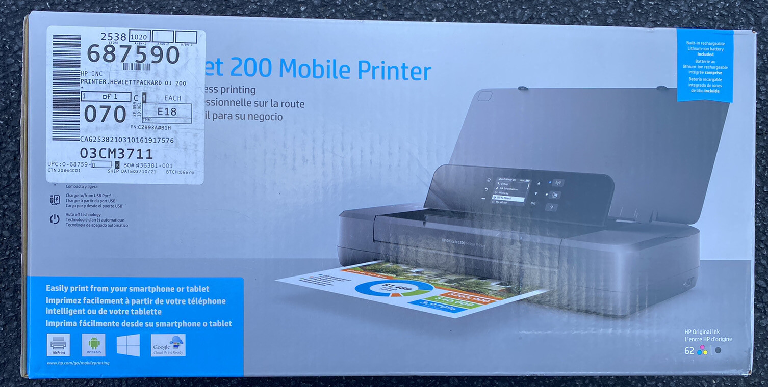 200 mobile micr printer