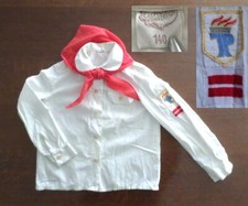 DDR Junge Pioniere Mädchen Uniform-Bluse Pionierorganisation Ernst Thälmann (FDJ