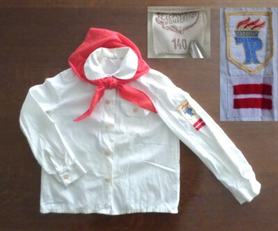 GDR Young Pioneers Girls Uniform Blouse Pioneer Organization Ernst Thälmann (FDJ