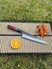 Custom Handmade D2 Steel Chef Knife  With Gift box , Kitchen Knife/ Easter Gift