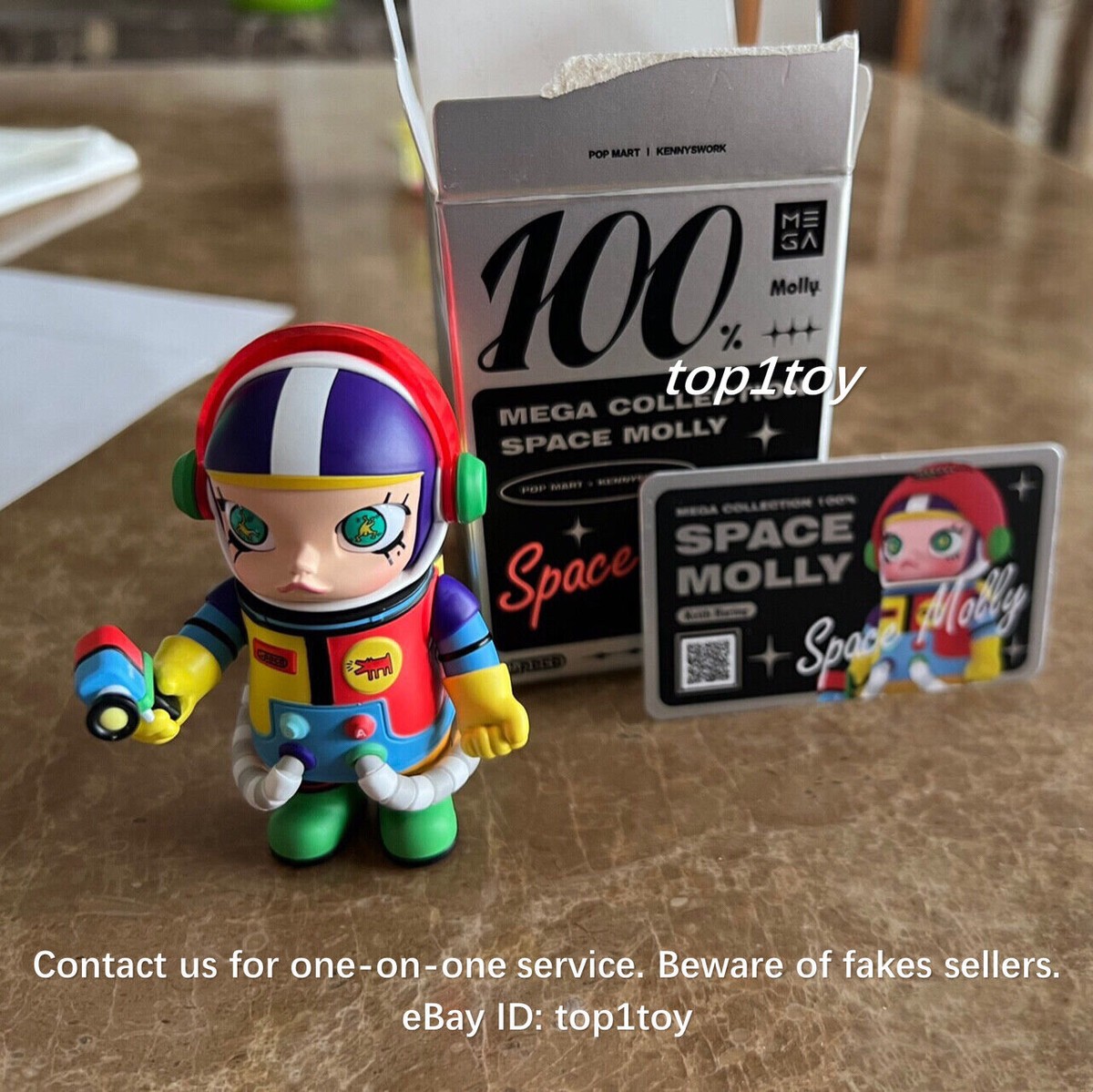 POP MART x KENNYSWORK Mega Collection 100% Space Molly 1 POP MART x KENNYSWORK Mega Collection 100% Space Molly 1
