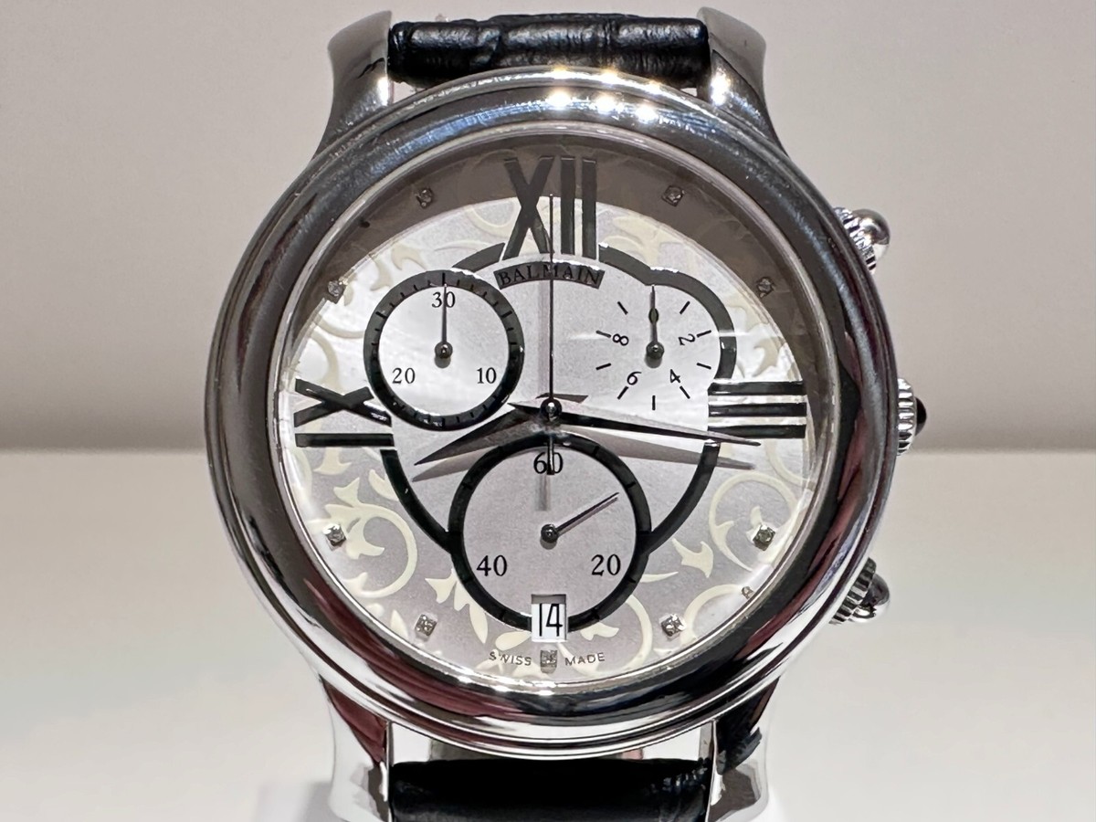 RETRO BEAUTIFUL SWISS MEN'S 43mm CHRONOGRAPH QUARTZ WATCH 