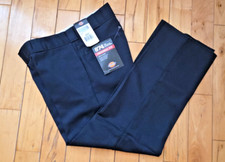 Dickies 874 Original Work Pant RAW FRAY HEM Sits at Waist Navy Blue Sz 30x27 NWT