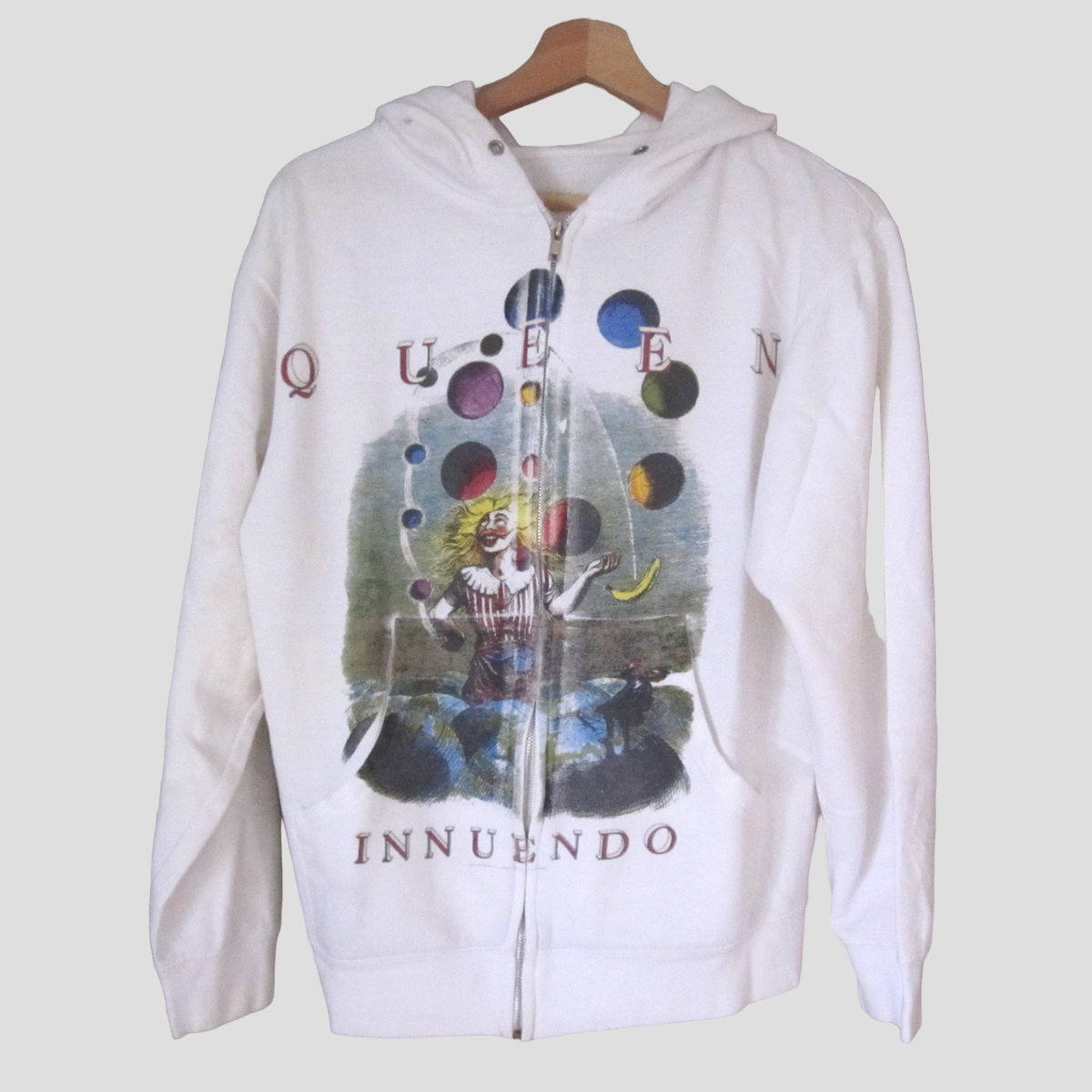 Queen 'Innuendo' Album Promo Hoodie Zipper Sweater