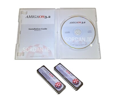 Amiga 4000 Workbench OS 3.2 Kickstart ROM 3.2.3 CD für Tower