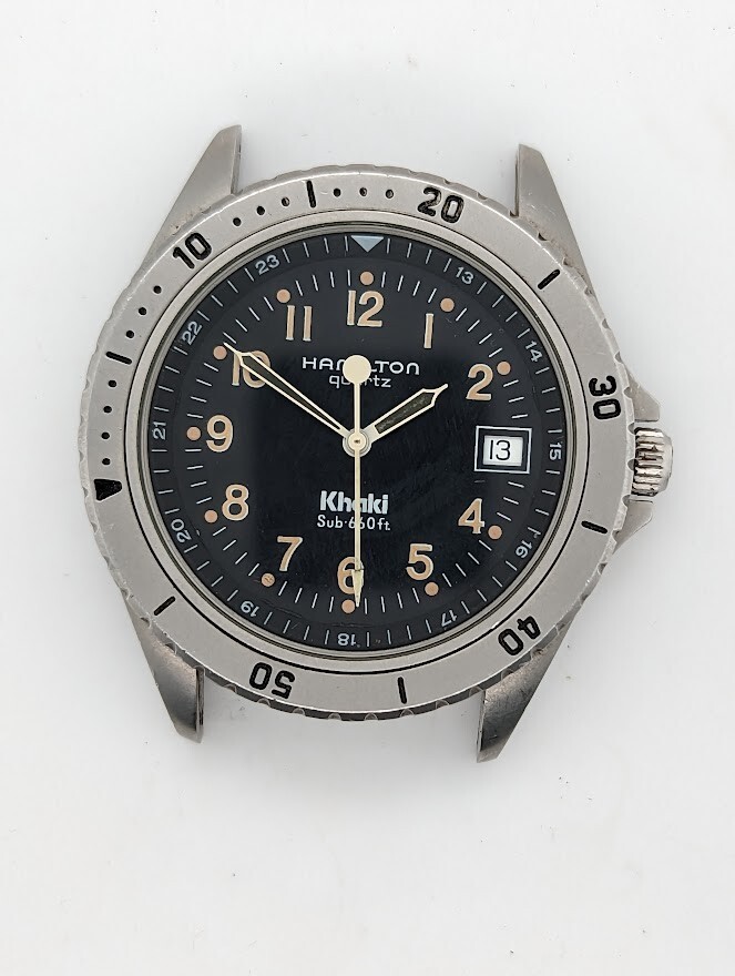 Vintage HAMILTON Khaki LL Bean Model 921980 34mm Quartz Vintage HAMILTON Khaki LL Bean Model 921980 34mm Quartz