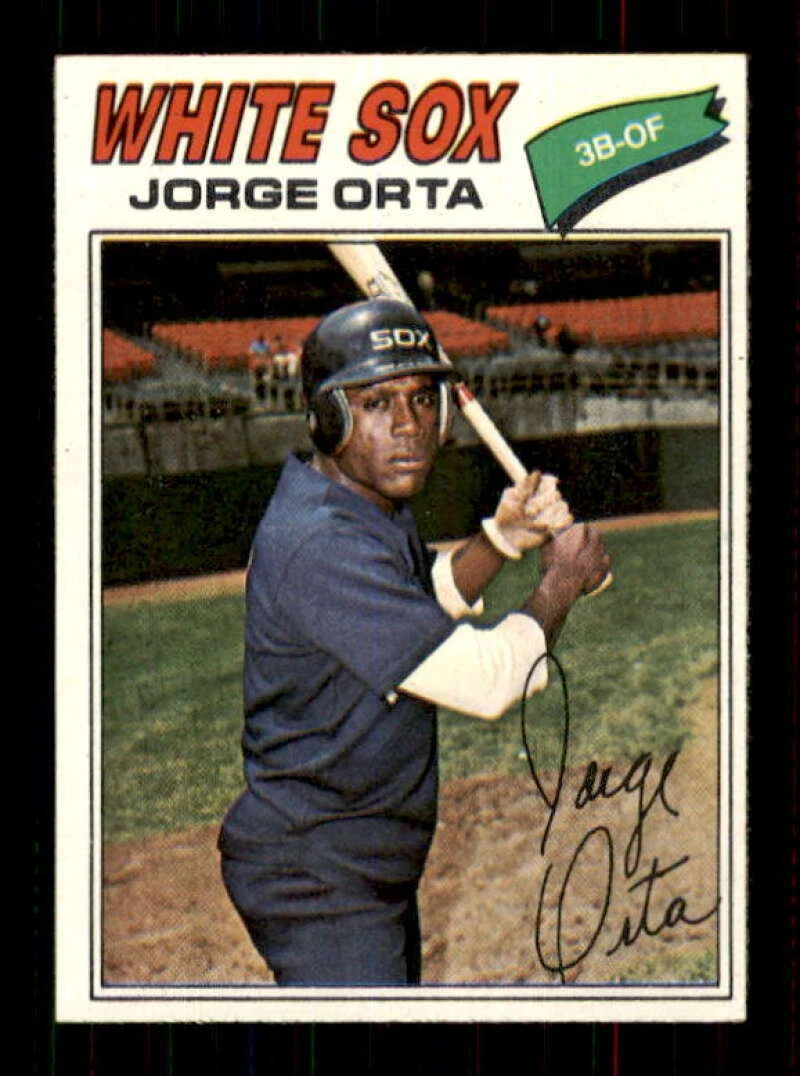 1977 Topps #109 Jorge Orta NM/NM+ White Sox 512203