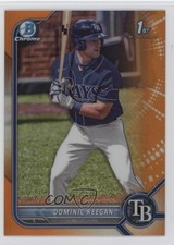 2022 Bowman Draft Chrome Orange Refractor 8/25 Dominic Keegan #BDC-9 1qn4