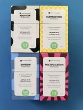 Think Tank Scholar Math Flash Cards Addition Subtraction Multiplication Division