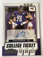 2021 Panini Contenders Draft Picks College Ticket Auto Spencer Brown - Bills RC