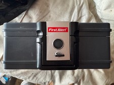 First Alert Fireproof & Waterproof Document Safe Security box - with key 