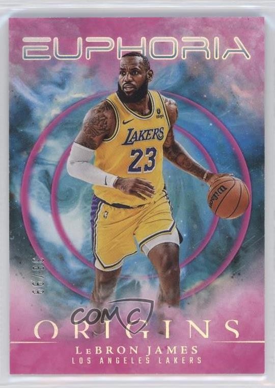 2023-24 Panini Origins Euphoria Pink 36/99 LeBron James #23 19fe