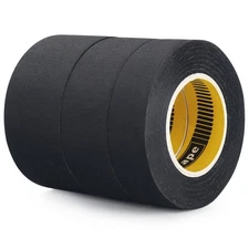 Wiring Harness Cloth Tape 3 Packs 3/4 Inch 1 Inch 1.3 Inch 50 Ft Each Fiber W...