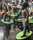 nicely detailed hand painted civil war toy soldiers Confederate Officer — photo 5