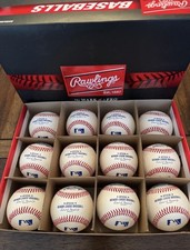 12 BRAND NEW Rawlings Official Minor League Baseballs MILB Dozen Manfred Pearls