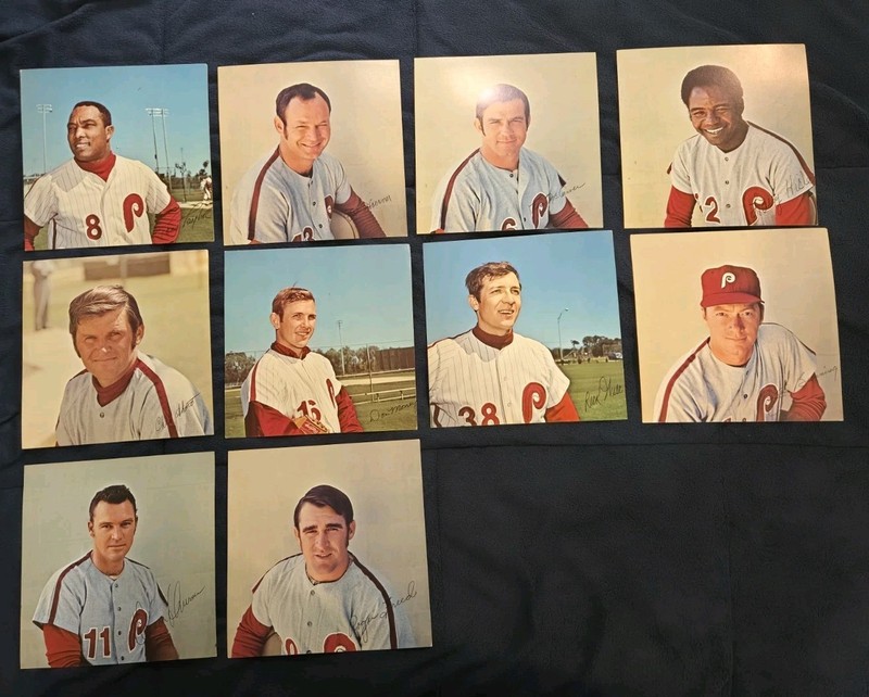 Boston Red Sox 8.5x8.5 Baseball Photo Cards Lot Of 10 3706